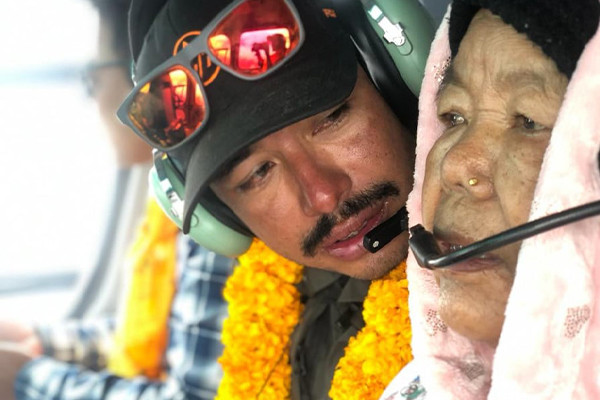 Nirmal Purja and His Mum